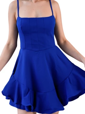 Foto van product WOMAN VISION Cocktailjurk royal blue / koningsblauw