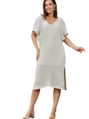 Foto van product WOMAN VISION Gebreide jurk lichtgrijs