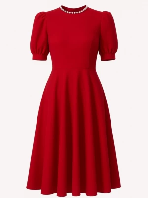 Foto van product WOMAN VISION Jurk bloedrood