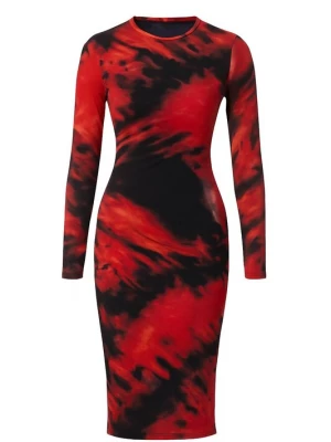 Foto van product WOMAN VISION Jurk rood / zwart