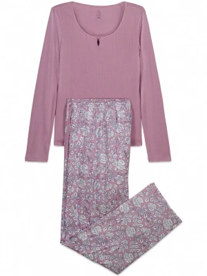 Foto van product Women' Secret Pyjama pink / zwart / wit