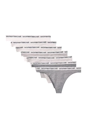 Foto van product Women' Secret String grijs / wit