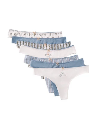Foto van product Women' Secret String lichtblauw / geel / groen / wit