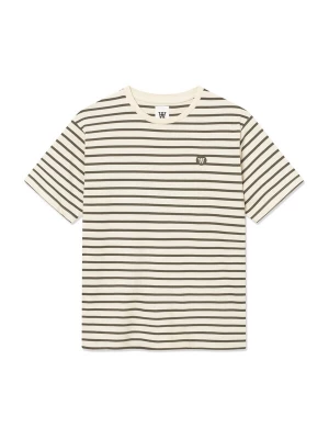 Foto van product WOOD WOOD Shirt 'WWAce' lichtbeige / olijfgroen