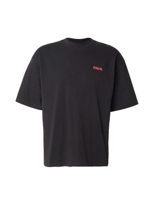 Foto van product Woodbird Shirt 'Beam Sushi' ecru / knalrood / zwart