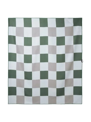 Foto van product woodsandwaves Strandlaken 'Olive Check XXL' gemengde kleuren