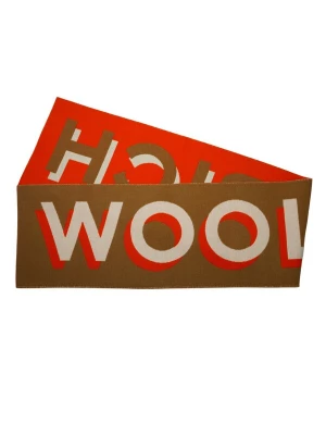 Foto van product Woolrich Sjaal 'Big Logo' bruin