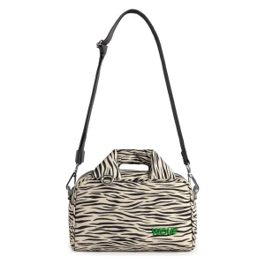 Foto van product Wouf Handtas 'Studio' greige / grasgroen / zwart