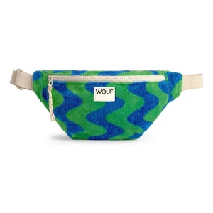 Foto van product Wouf Heuptas 'Terry' indigo / grasgroen