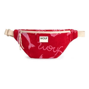 Foto van product Wouf Heuptas 'Terry' lichtroze / robijnrood