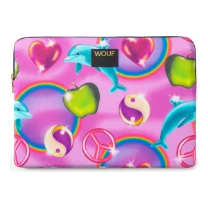 Foto van product Wouf Laptoptas 'Daily' blauw / appel / pink / magenta