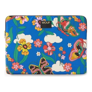 Foto van product Wouf Laptoptas 'Daily' crème / blauw / jade groen / oranje