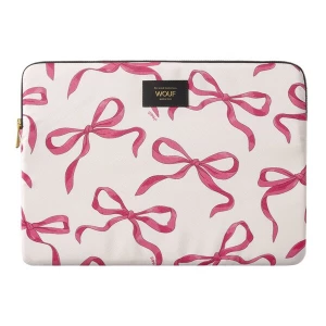 Foto van product Wouf Laptoptas pink / wit
