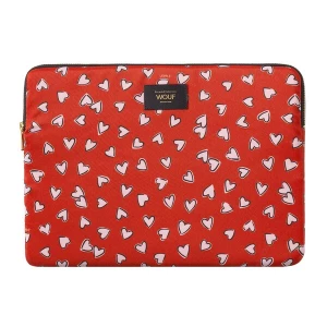 Foto van product Wouf Laptoptas 'Rio' rood / offwhite