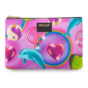 Foto van product Wouf Make up tas 'Daily' aqua / appel / lila / orchidee