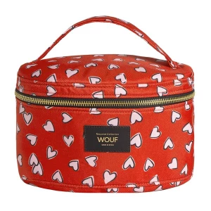 Foto van product Wouf Make up tas pink / rood / zwart
