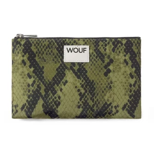 Foto van product Wouf Make up tas 'Studio' olijfgroen / zwart
