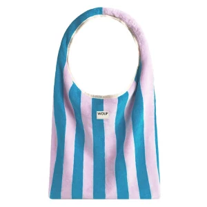 Foto van product Wouf Schoudertas blauw / cyaan blauw / rosa / zwart / wit