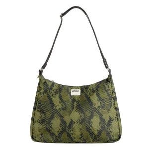 Foto van product Wouf Shopper 'Studio' olijfgroen / zwart / wit