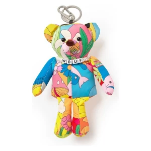 Foto van product Wouf Sleutelhanger blauw / geel / groen / pink / rood / wit