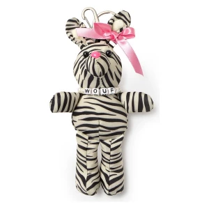 Foto van product Wouf Sleutelhanger pink / zwart / wit