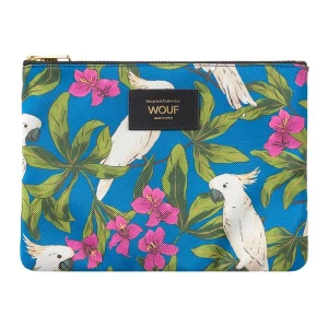 Foto van product Wouf Toilettas petrol / grasgroen / donkerroze / natuurwit
