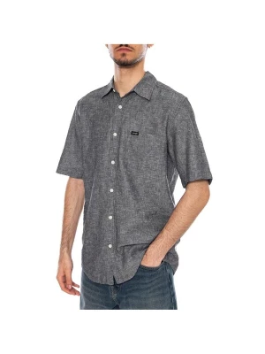 Foto van product WRANGLER Overhemd 'SS 1 PKT SHIRT DARK NAVY' blauw