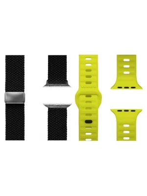 Foto van product WRISTR Digitaal horloge 'Motus-Weave' geel / zwart
