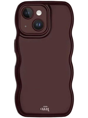 Foto van product xoxoWildhearts Smartphonehoesje 'Glossy Wavy' bourgogne