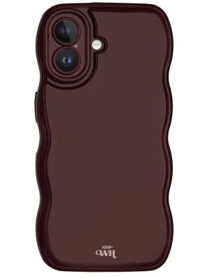 Foto van product xoxoWildhearts Smartphonehoesje 'Glossy Wavy' bourgogne