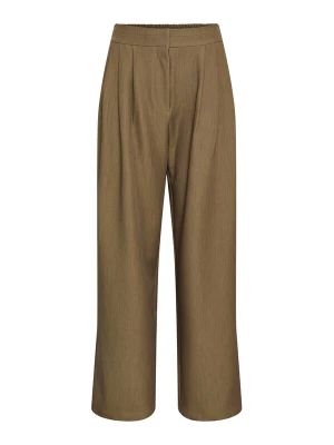 Foto van product YAS Bandplooibroek 'YASDakota' taupe