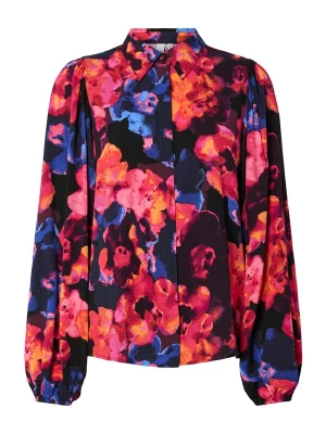 Foto van product YAS Blouse 'YASasisna' blauw / pink / magenta / zwart