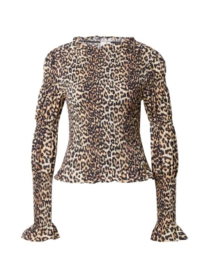 Foto van product YAS Blouse 'YASCHEMMA' bruin / cappuccino / zwart