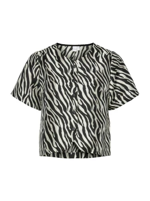 Foto van product YAS Blouse 'YASZEMA' zwart / wit