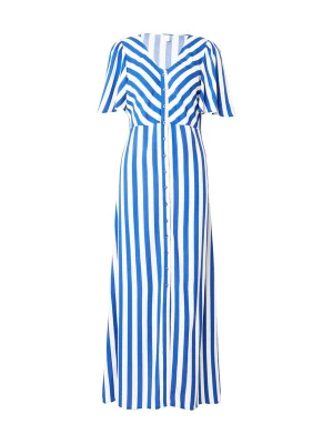 Foto van product YAS Blousejurk 'YASSAVANNA' blauw / wit