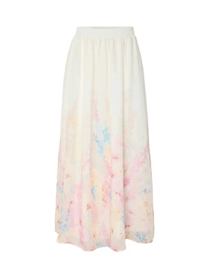 Foto van product YAS Rok 'YASFLORENCE' crème / chamois / lichtblauw / rosé