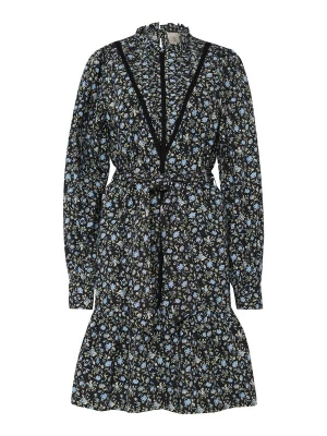 Foto van product YAS Tall Jurk 'YASMILUMA' sand / lichtblauw / lichtgroen / zwart