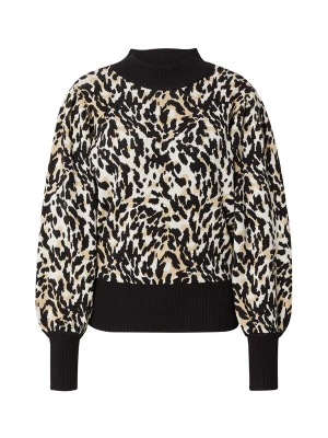Foto van product YAS Trui 'YASFonny' camel / zwart / wit