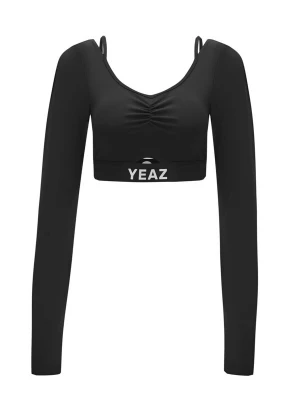 Foto van product YEAZ Functioneel shirt 'Horizon' zwart / wit