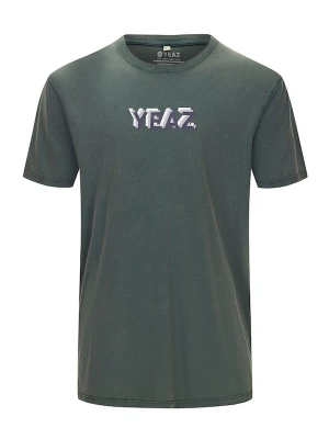 Foto van product YEAZ Shirt 'Chawlay' donkergroen / wit