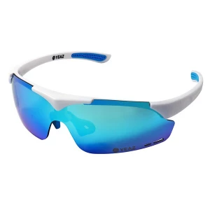 Foto van product YEAZ Sportzonnebril 'Sunup' aqua / donkerblauw / wit