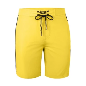 Foto van product YEAZ Zwemshorts 'Davey' citroen / zwart / wit