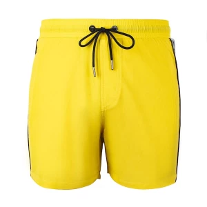 Foto van product YEAZ Zwemshorts 'Seatbeat' geel / zwart / offwhite