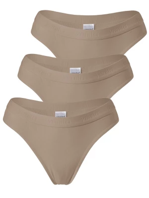 Foto van product Yenita String ' Damen Tanga mit elastischem Logobund ' beige