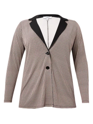 Foto van product YOEK Blazers curry / donkergroen / karmijnrood / wit
