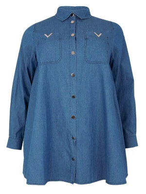 Foto van product YOEK Blouse blauw denim