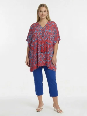 Foto van product YOEK Gebreid vest blauw / rood