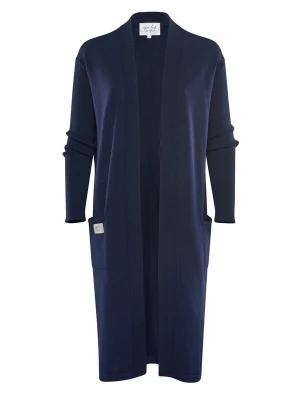 Foto van product YOU LOOK PERFECT Gebreid vest 'BLOSSOM' donkerblauw