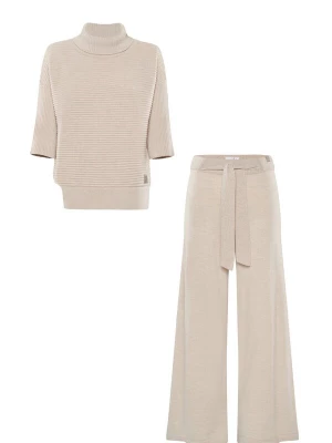 Foto van product YOU LOOK PERFECT Huispak 'LOUNGEWEAR SET - Pullover Bailey & Pants Bailey' beige