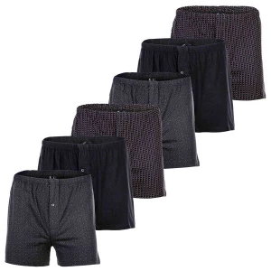 Foto van product Yourbasics Boxershorts grijs / zwart